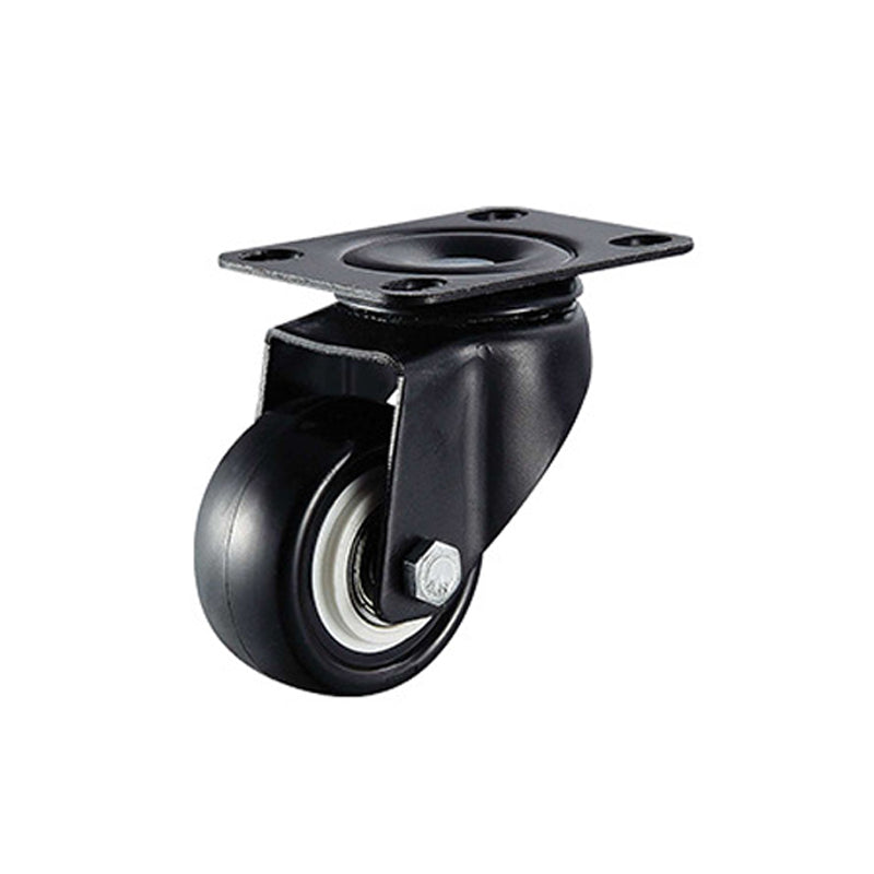 TovaHaus Heavy Duty Swivel Castor Wheels Trolley 50mm up to 200KG - Pack of 4 No Floor Marks Silent Caster for Furniture - Rubbered Trolley Wheels