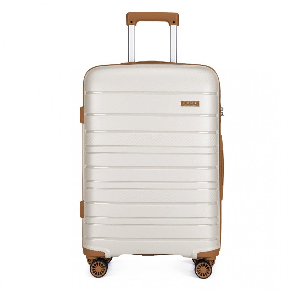 55x40x20cm Hard Shell PP Suitcase Ryanair Maximum Allowance (Priority) Carry On Cabin Luggage Suitcase with 4 Wheels