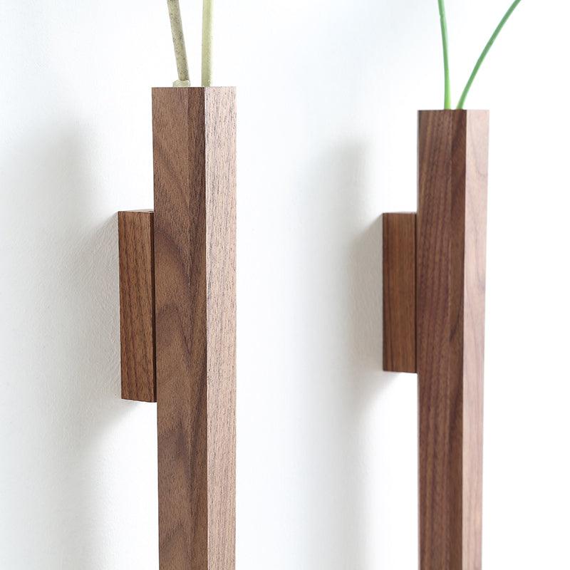 Wooden Wall Spear Vase - TovaHaus