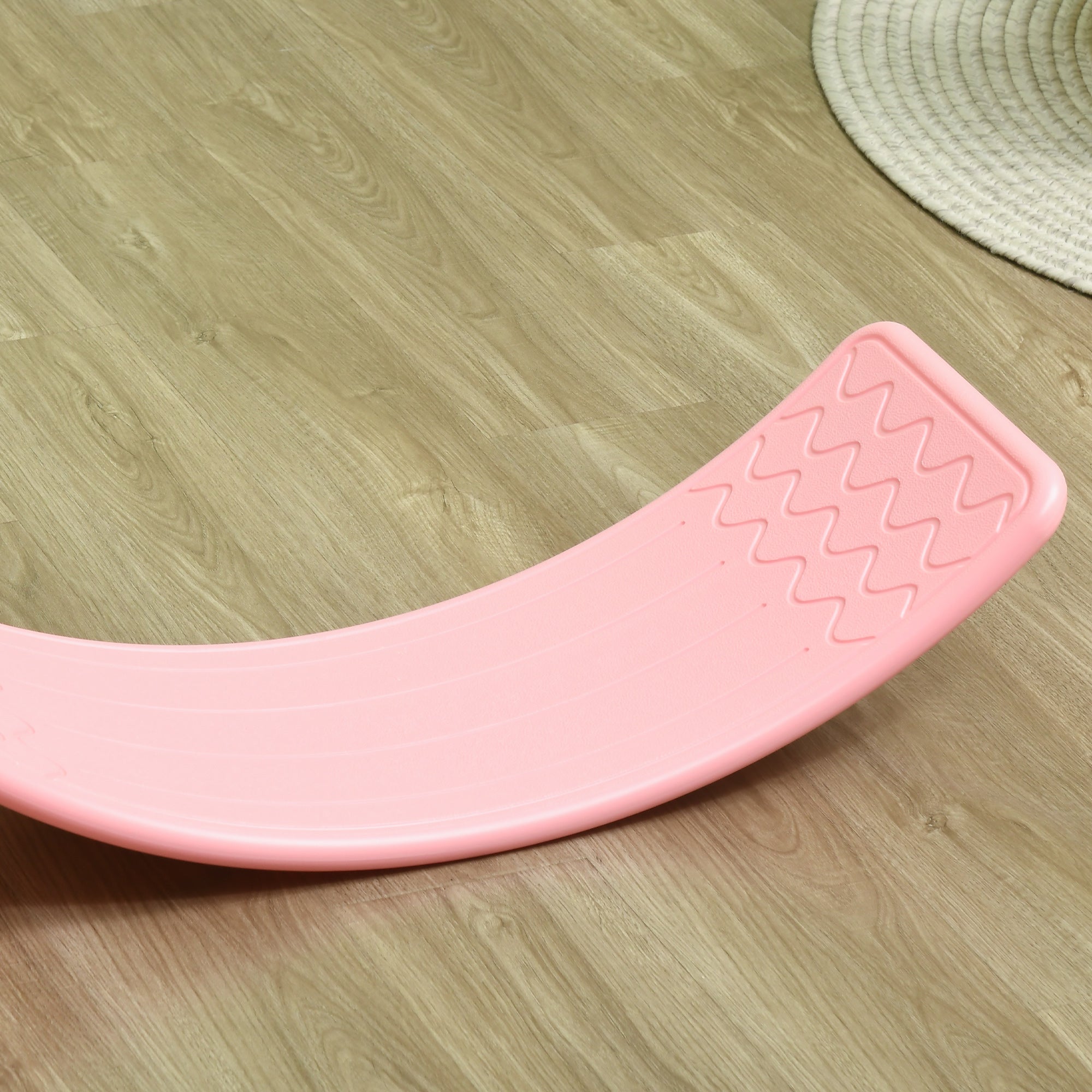 ZONEKIZ Pink Balance Board, Wobble Exercise Board for Children Ages 3-6, Coordination and Balance Improvement - TovaHaus