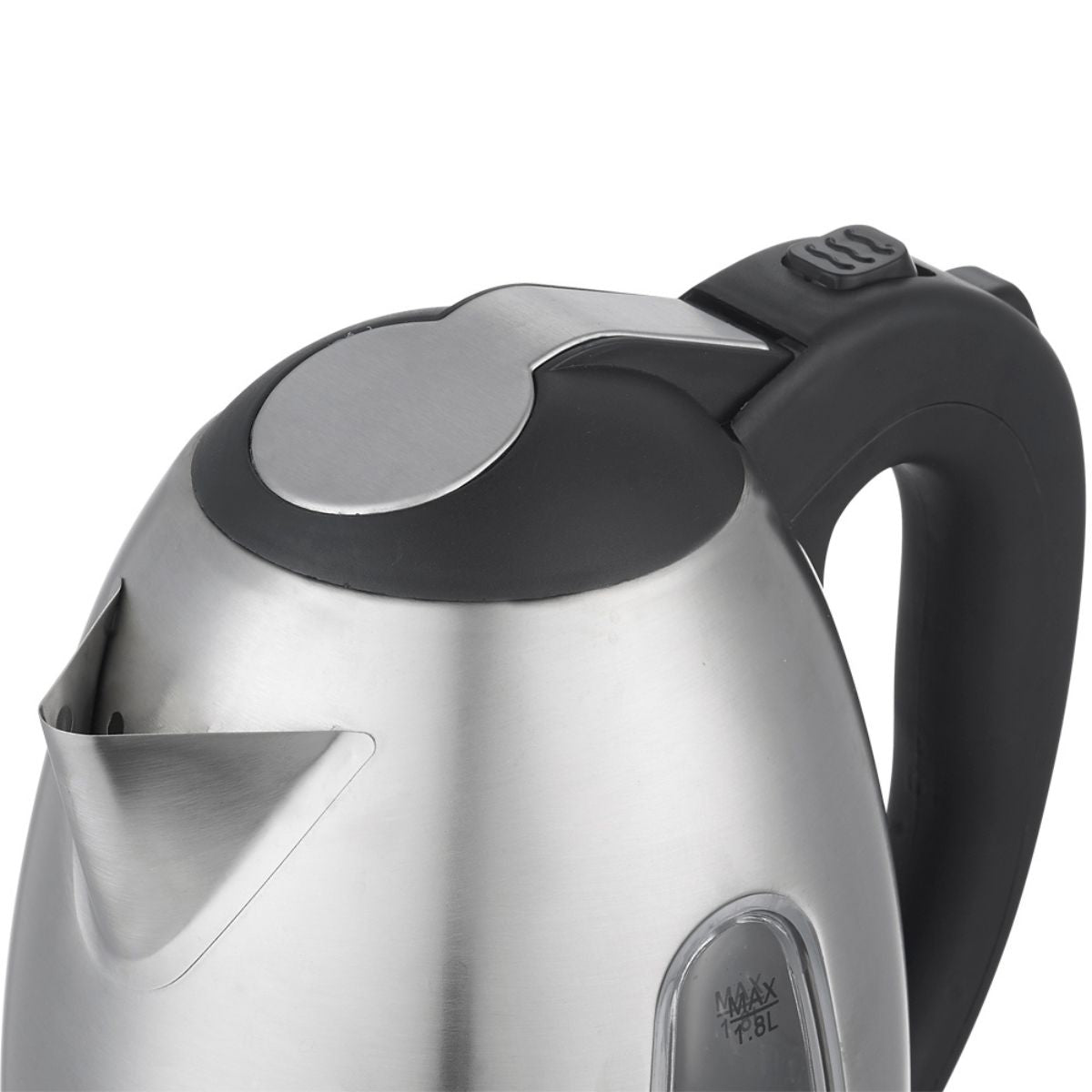 1.8L Stainless Steel Electric Kettle with Water Window - TovaHaus