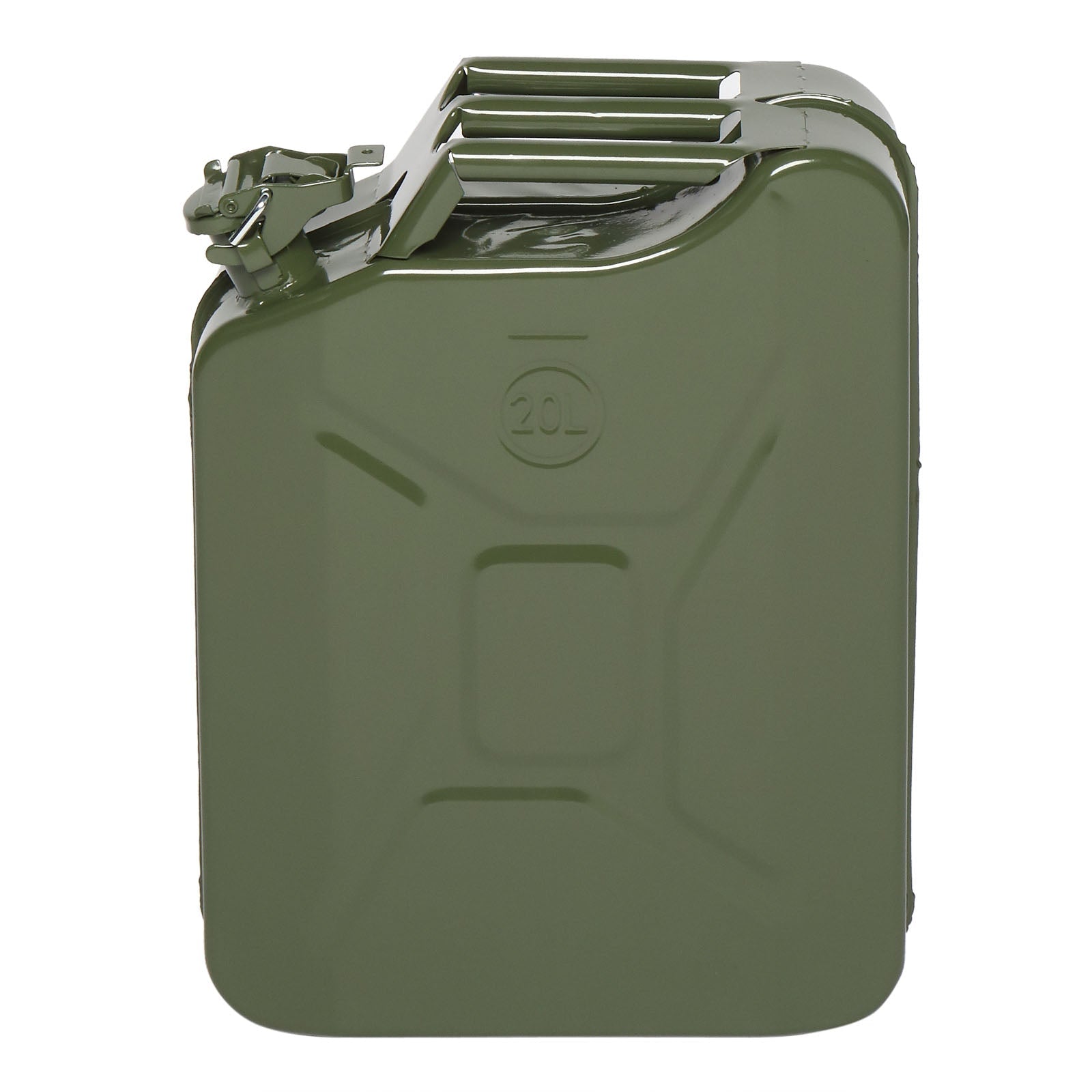 TovaHaus Heavy-Duty Metal Fuel Storage Can - 5, 10, 20L Green Petrol & Diesel Container with Convenient Spout - TovaHaus